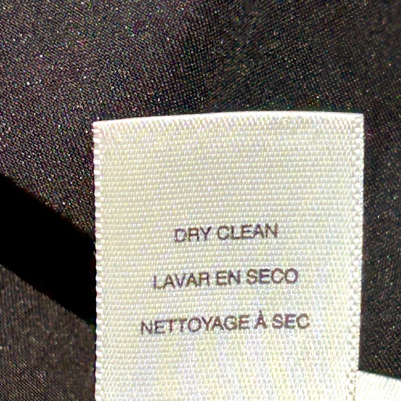 WHITE HOUSE BLACK MARKET s8 gorgeous blk blazer-looks NEW-ruffles at lapel - Picture 7 of 7